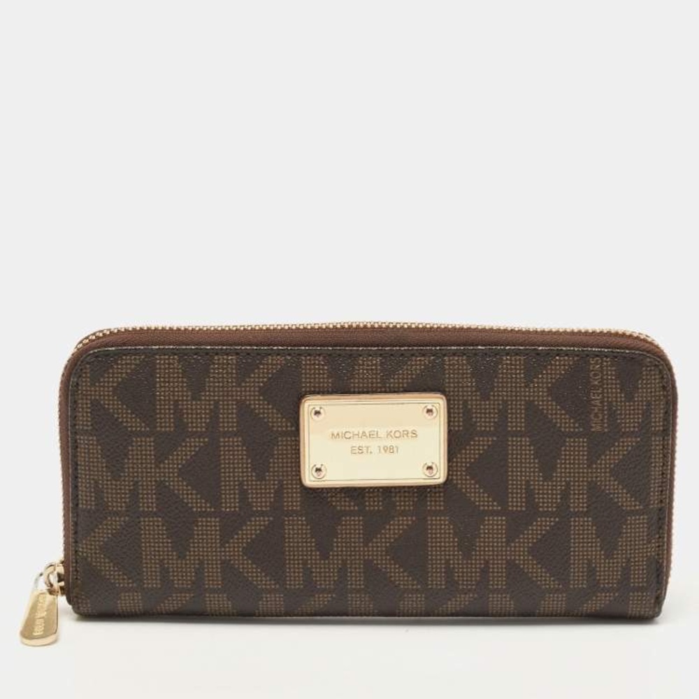 Michael Kors Brown Monogram Wallet